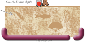 hidden objects in the sand