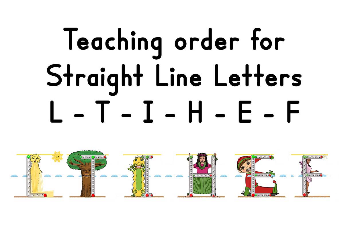 teaching order of straight capital letters