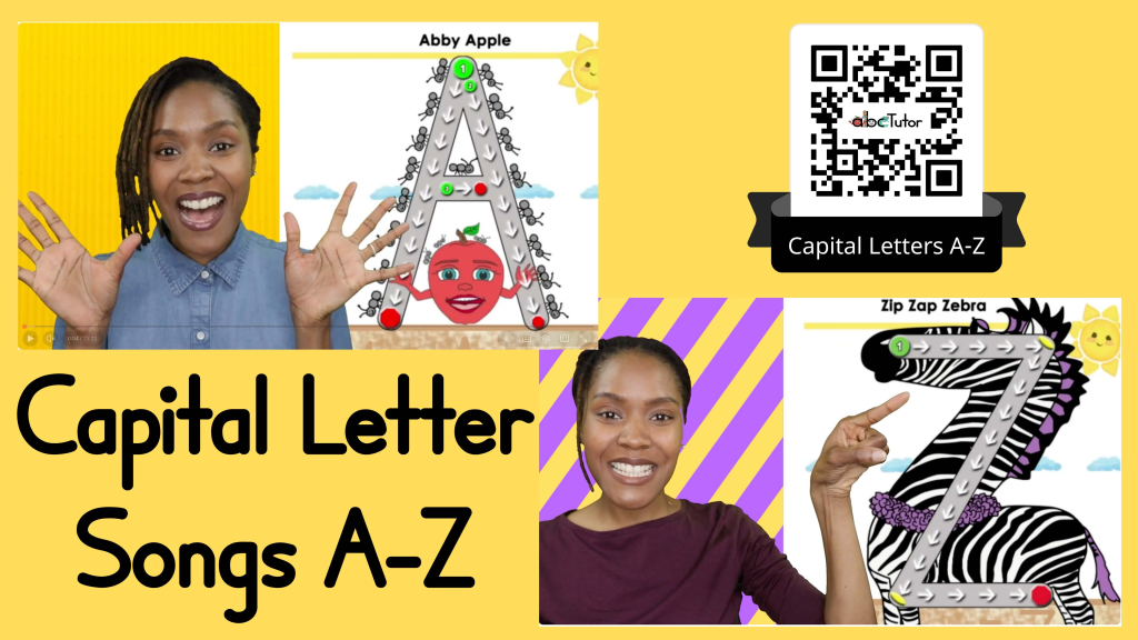 Handwriting songs capital letters a-z