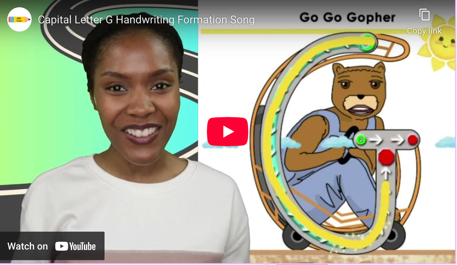 Capital G Handwriting Song