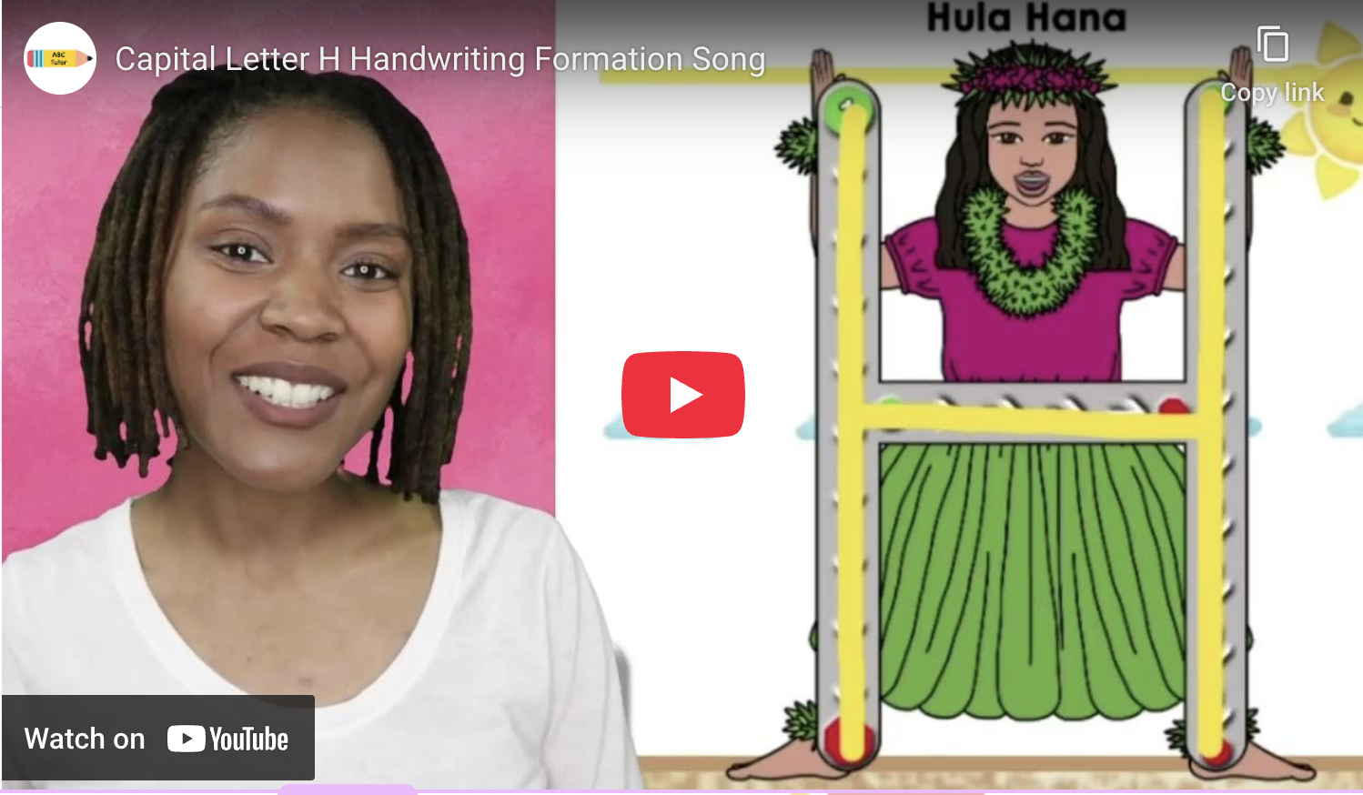 Capital H Handwriting Song