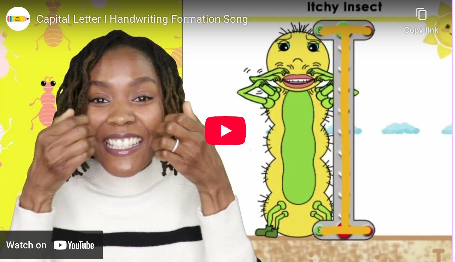 Capital I Handwriting Song