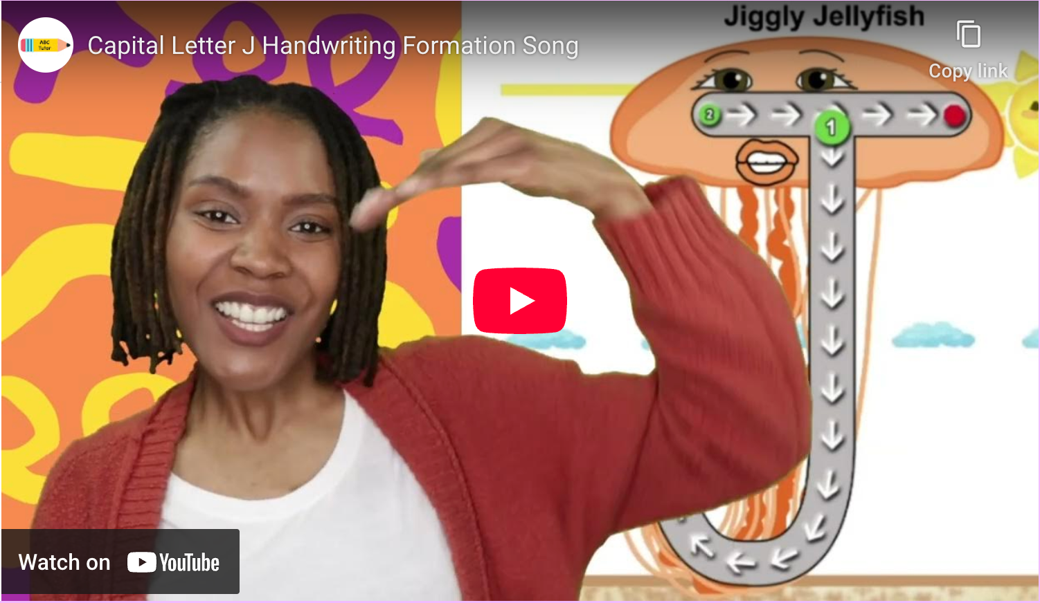 Capital J Handwriting Song