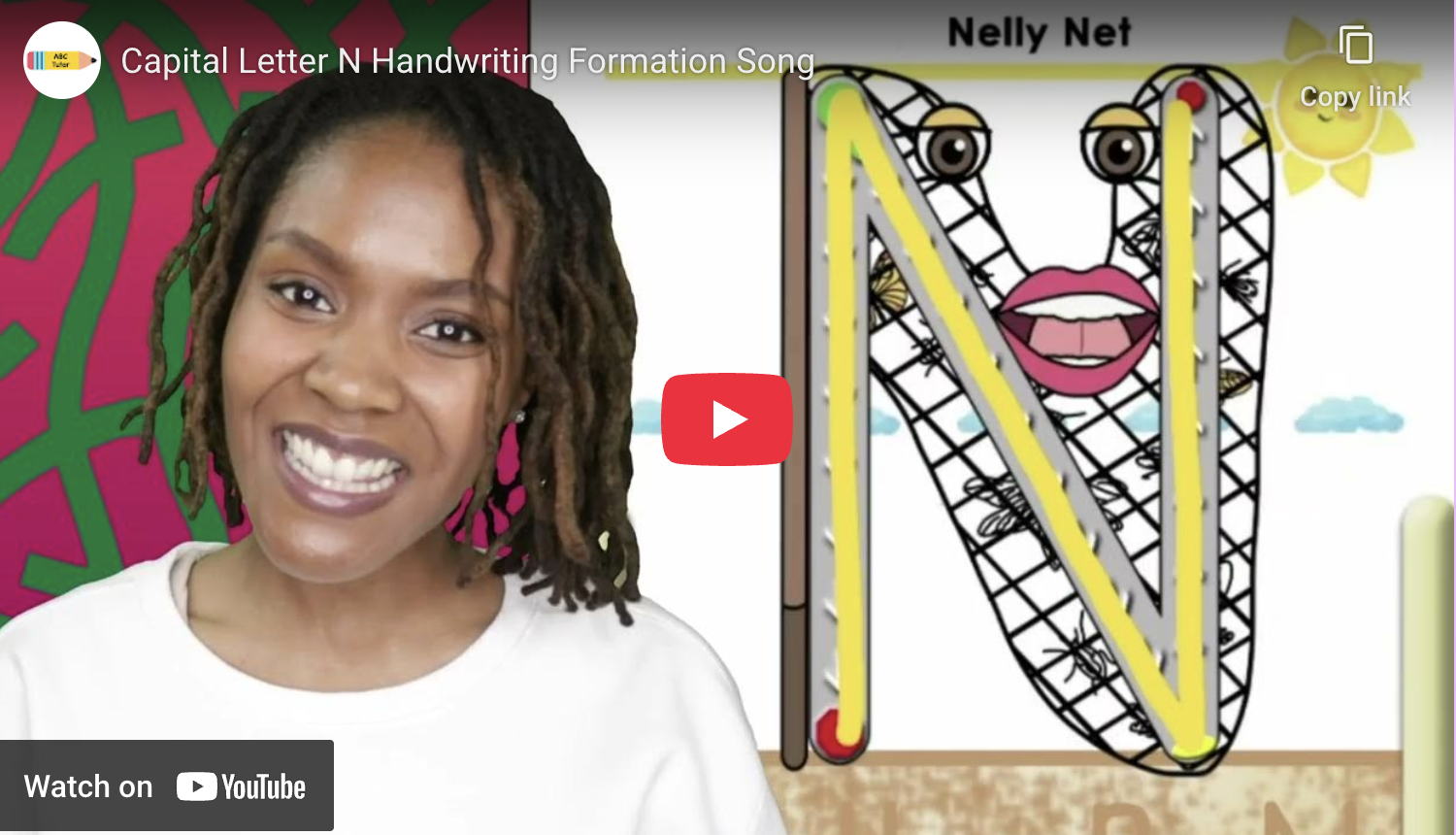 Capital N Handwriting Song