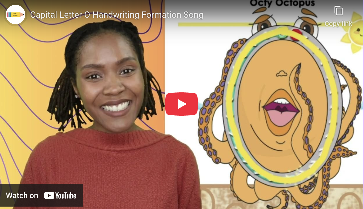 Capital O Handwriting Song