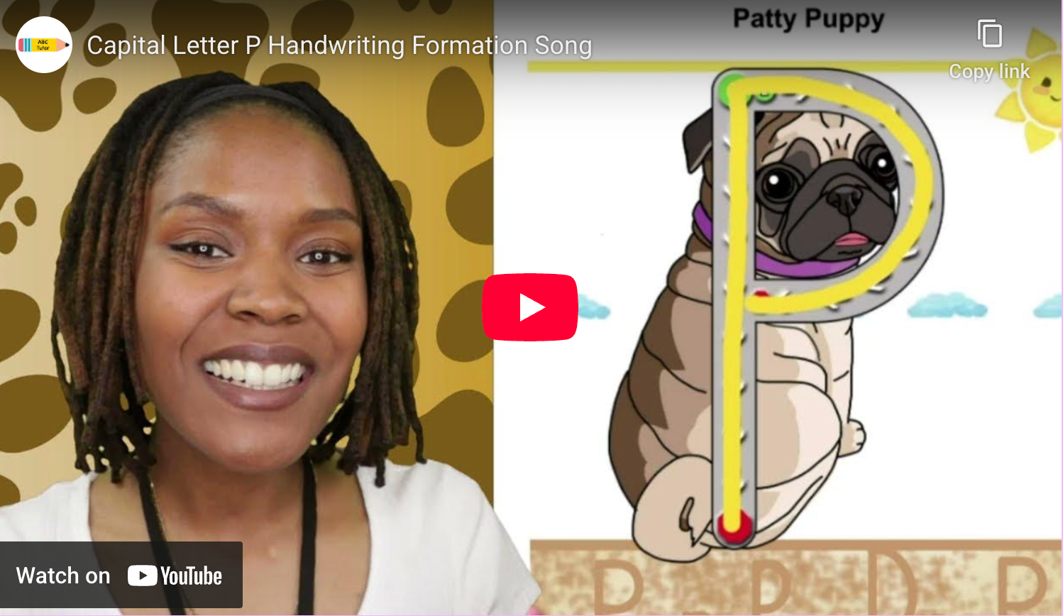 Capital P Handwriting Song