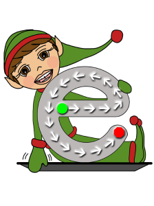 eddy elf short vowel e sitting on the edge