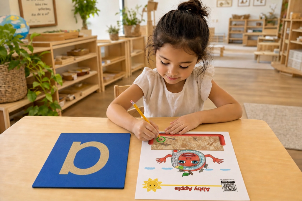 montessori sandpaper letters